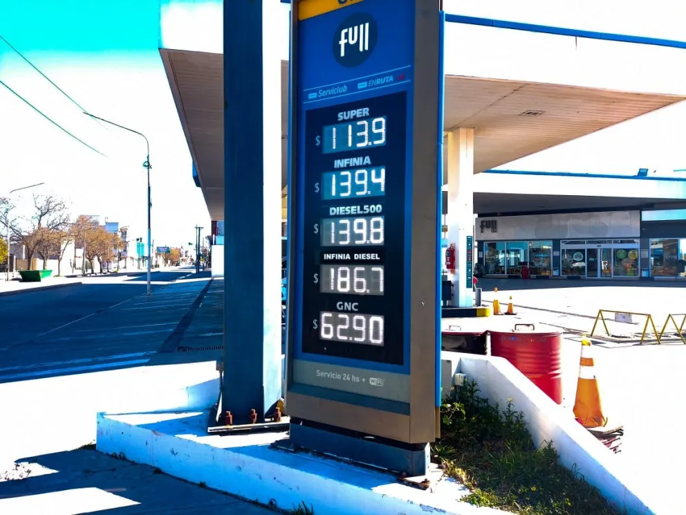 Aumentó el combustible y así quedaron los precios en Viedma