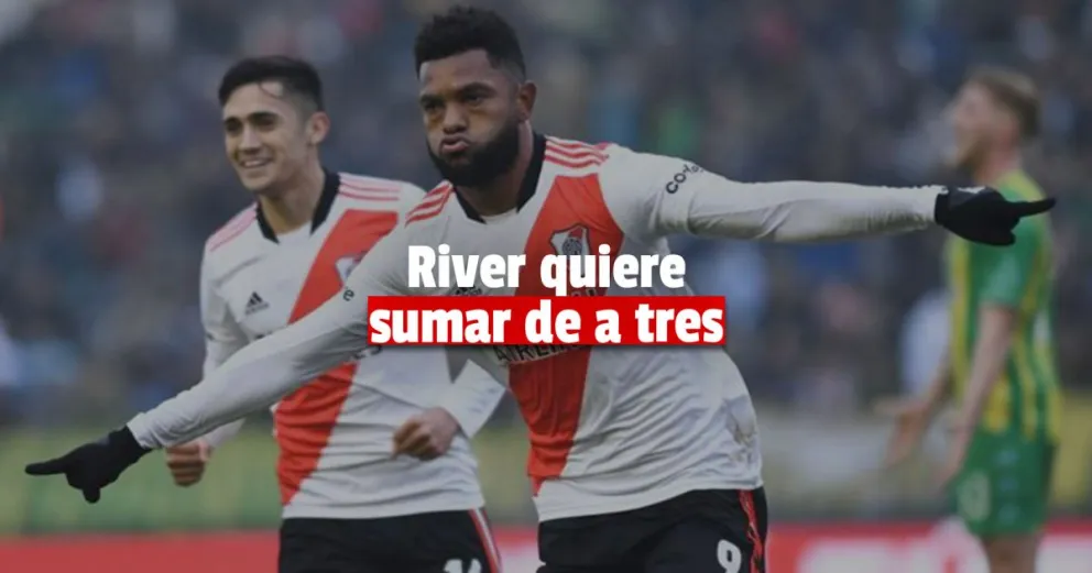 River supera a Central Córdoba, en el Estadio Monumental