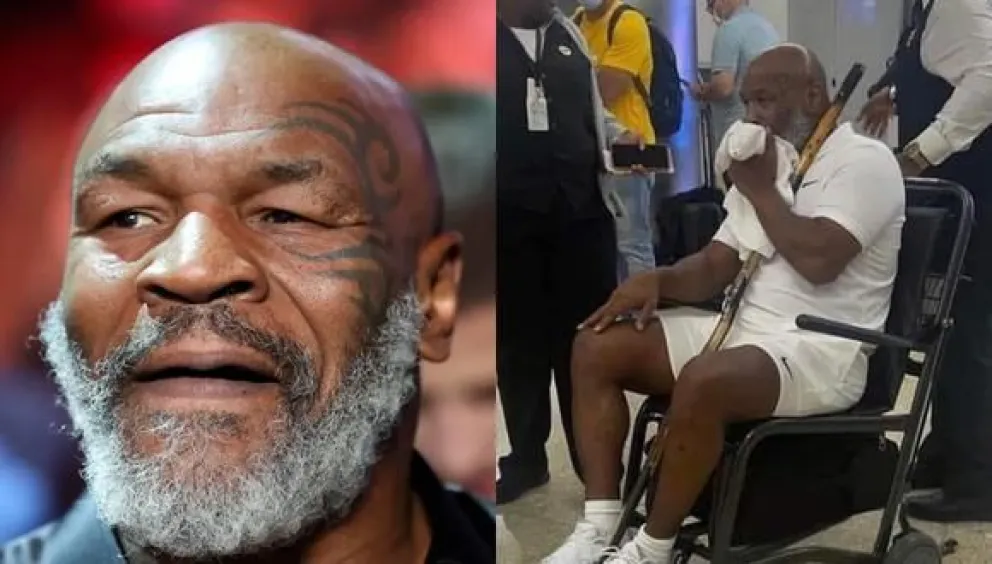 La dura afección de Mike Tyson que lo obliga a desplazarse en silla de ruedas