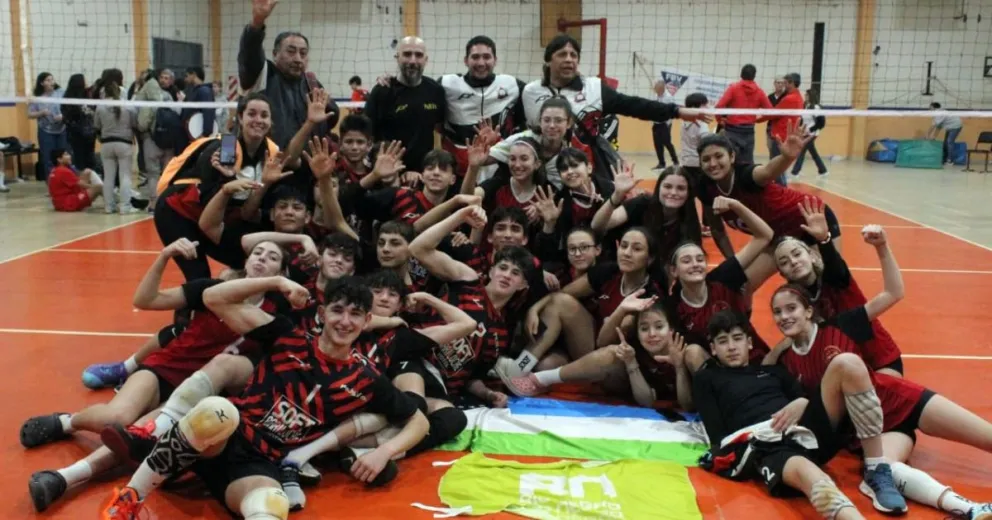 Río Negro en el top 10 del voley nacional sub 14