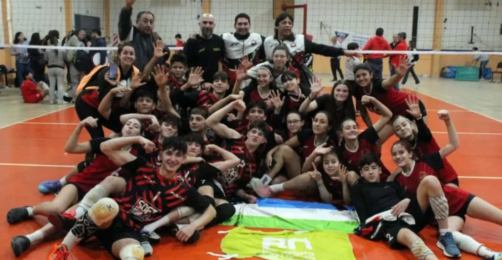 Río Negro en el top 10 del voley nacional sub 14