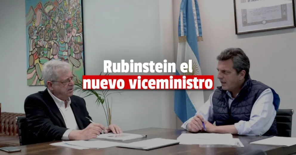 Sergio Massa confirmó a Gabriel Rubinstein como secretario de Programación Económica