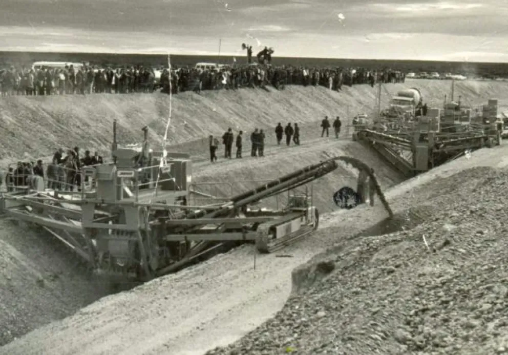 Canal Pomona-San Antonio: a 50 años de una mega construcción importante en la Argentina en el siglo XX
