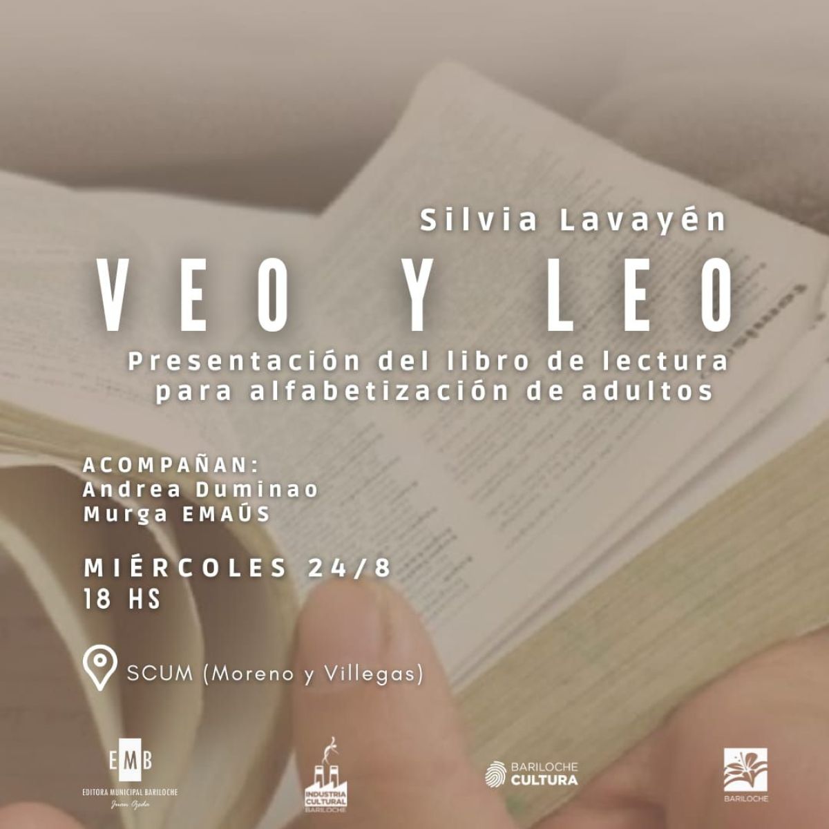 Veo y Leo, este miércoles 24 en el SCUM