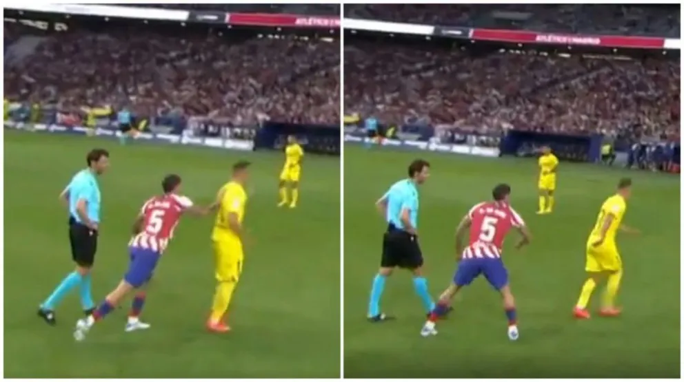Polémica reacción: De Paul empujó en pleno partido a Lo Celso e insultó a Foyth