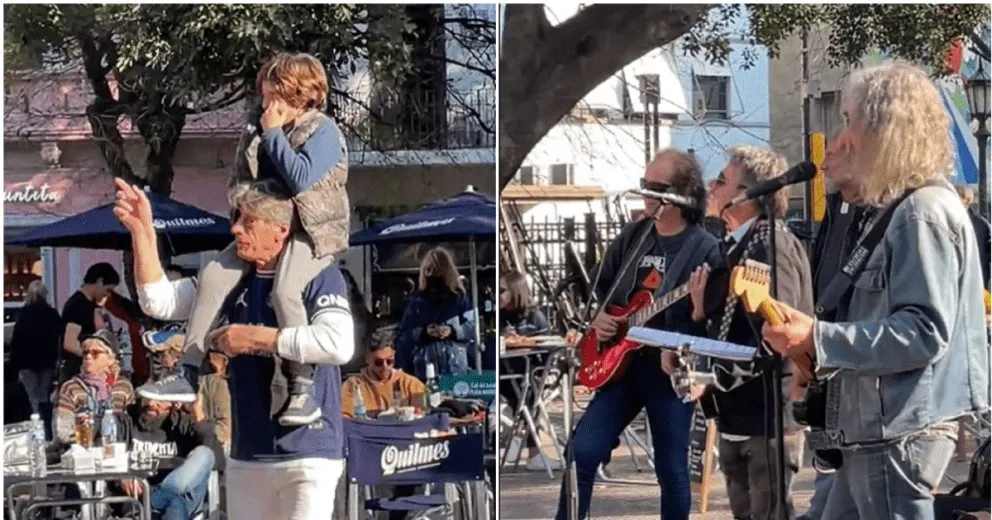 VIDEO: un nene se perdió en una plaza y los vecinos del lugar cantaron para encontrar a su padre