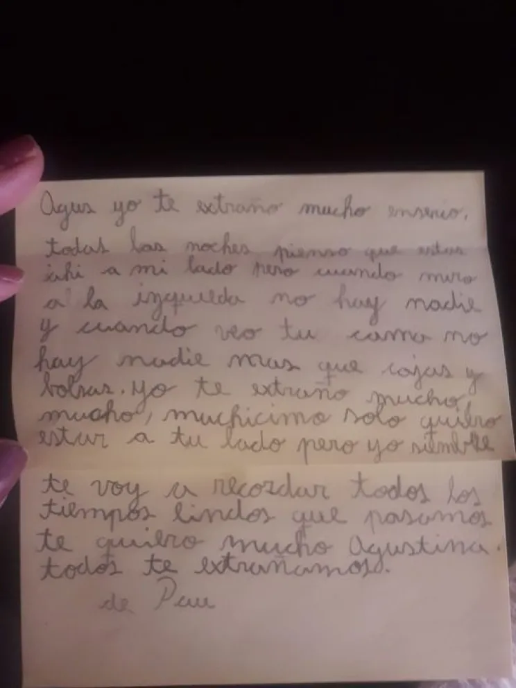El dolor de la hermanita de la adolescente asesinada