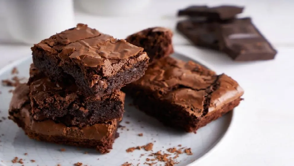 Imperdible: brownies de cacao sin harina, sin azúcar y súper húmedos 