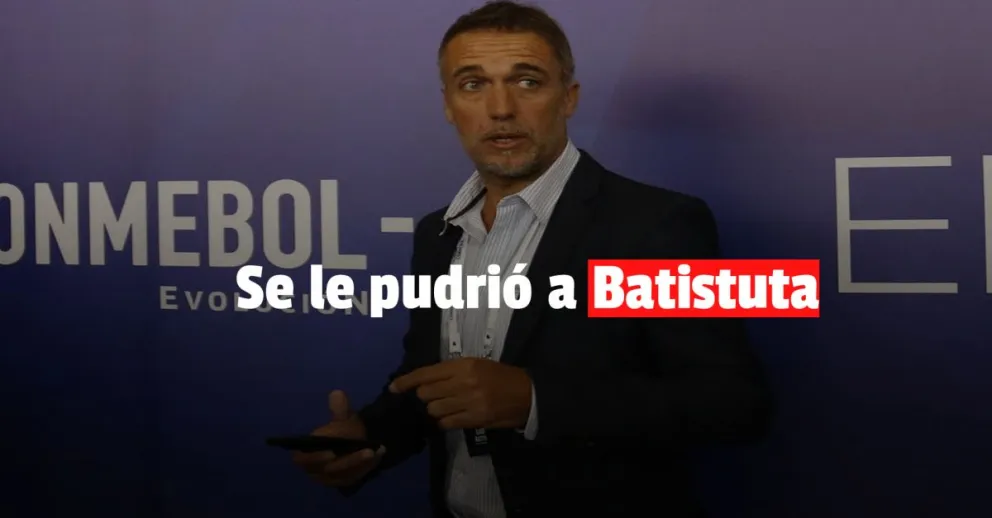 Gabriel Batistuta fue embargado por evadir impuestos a las ganancias