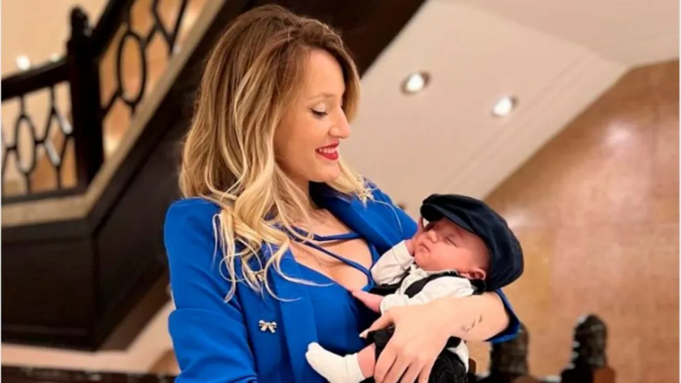 Así celebró Mica Viciconte el primer día del niño con su hijo, Luca Cubero