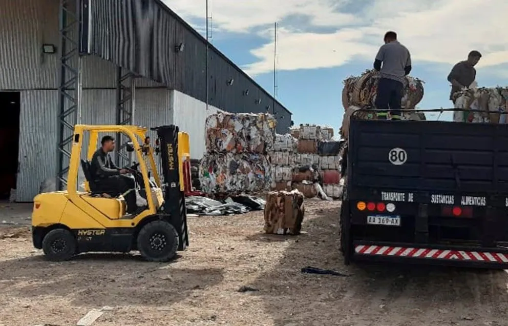 Nuevo envío de material reciclado