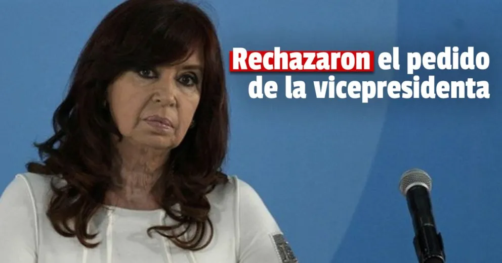 El tribunal rechazó el pedido de Cristina Kirchner para declarar mañana en el juicio del caso Vialidad