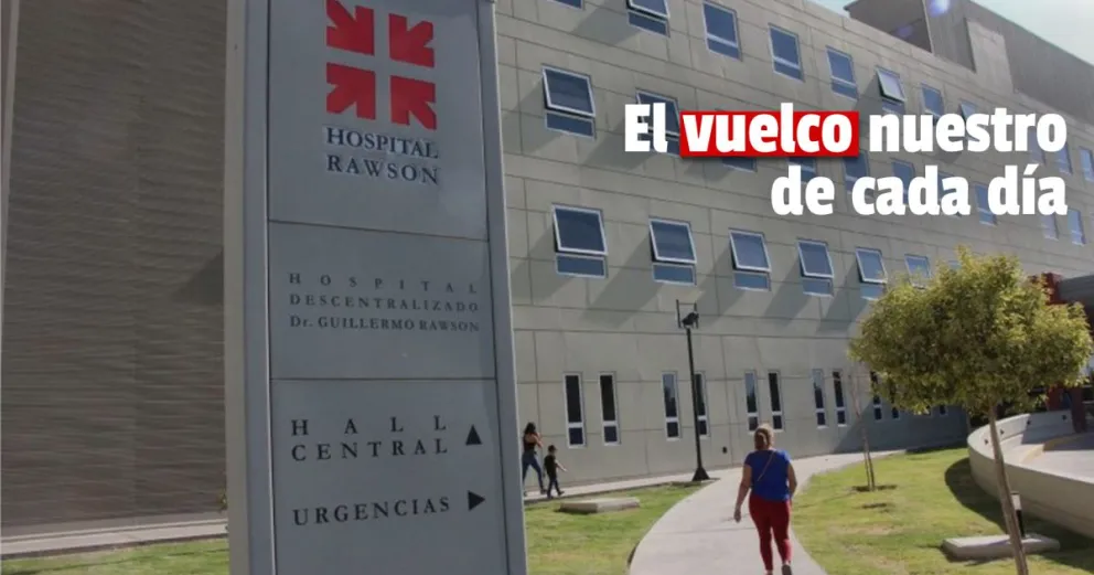 Choque y vuelco con suerte en San Juan