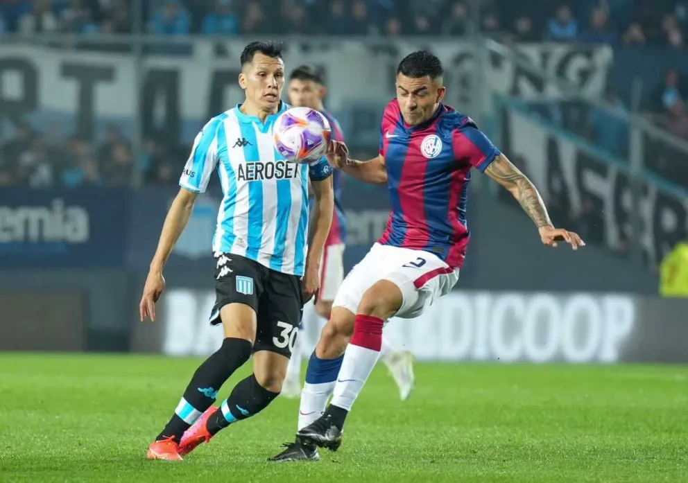 San Lorenzo le ganó a Racing, que terminó con nueve jugadores