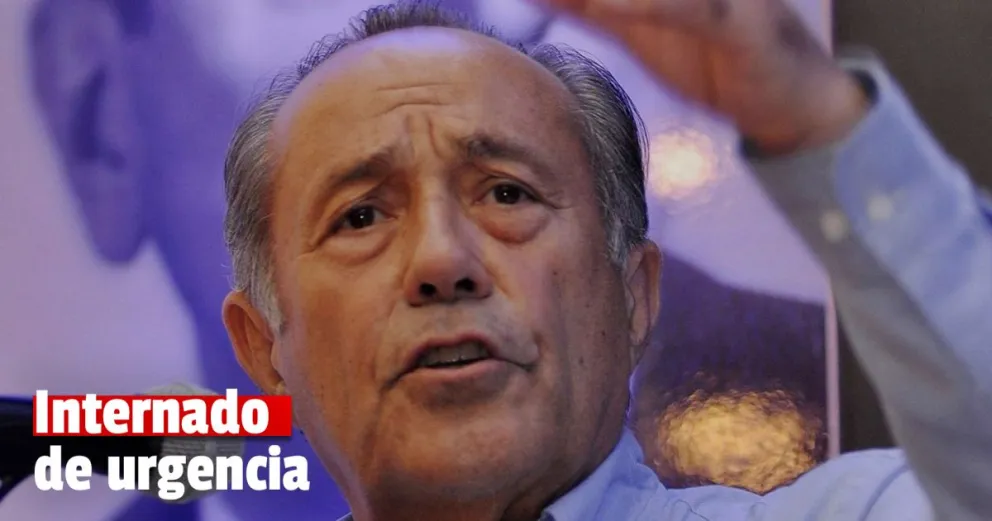 Internaron de urgencia a Adolfo Rodríguez Saá por un cuadro infeccioso