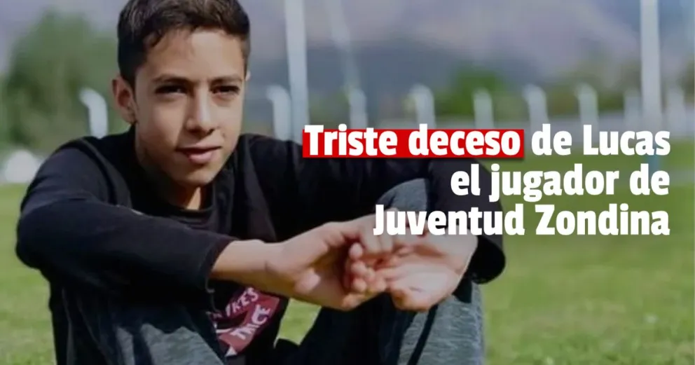 Falleció Lucas el jugador de Juventud Zondina que sufrió un ACV