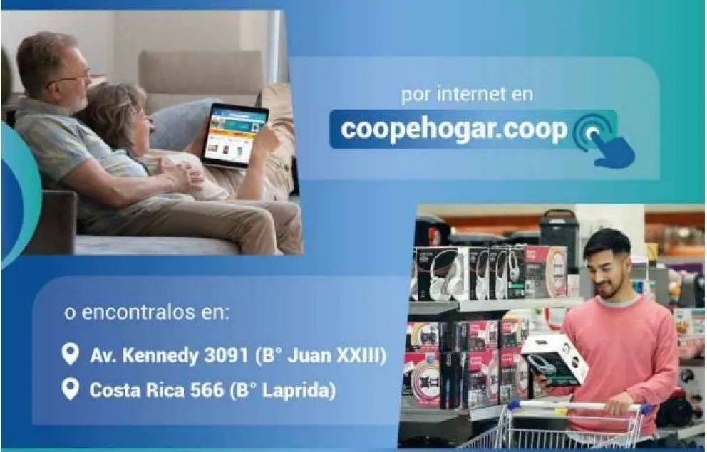 Coopehogar.coop, una nueva experiencia de compra para Comodoro Rivadavia y Rada Tilly