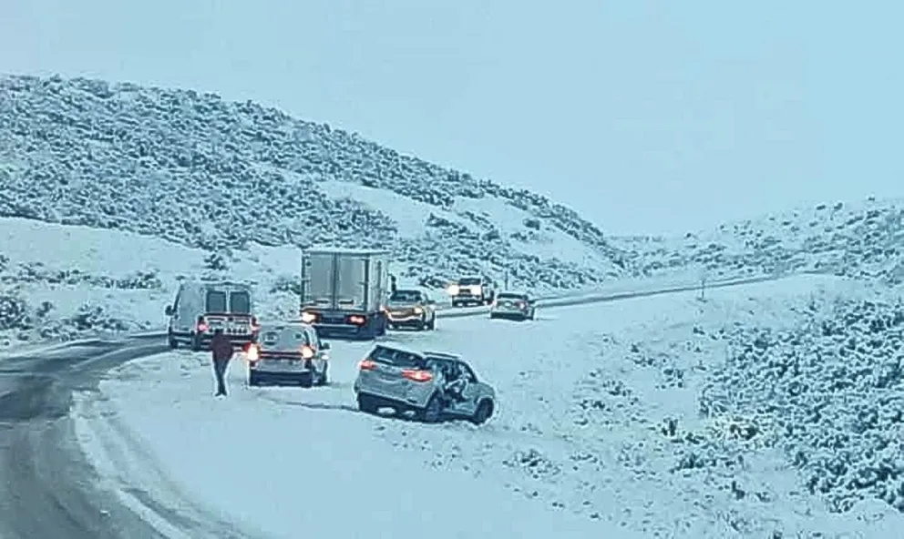 Chubut mantiene el alerta amarilla y naranja por temporal de lluvia y nieve