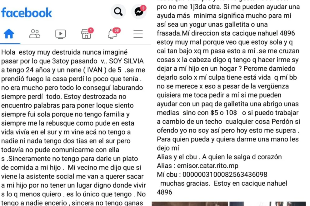 Organizaron una colecta para una mamá que “perdió todo en un incendio” y era una estafa