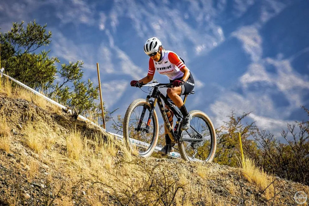 Marcia Larrauri se metió en el podio del Campeonato Argentino XCO