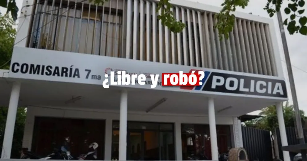 ¿Libre y robó?