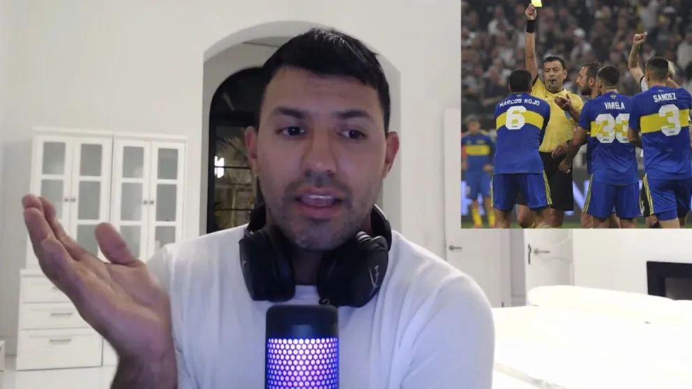 El Kun fue durísimo: Agüero sin filtro con el árbitro chileno Tobar