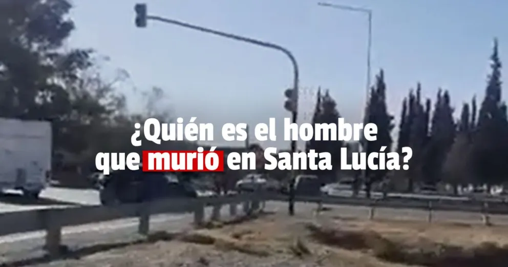 ¿Quién es el hombre que murió  en Santa Lucía?