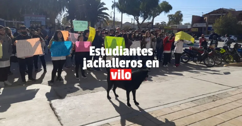 Estudiantes jachalleros en vilo