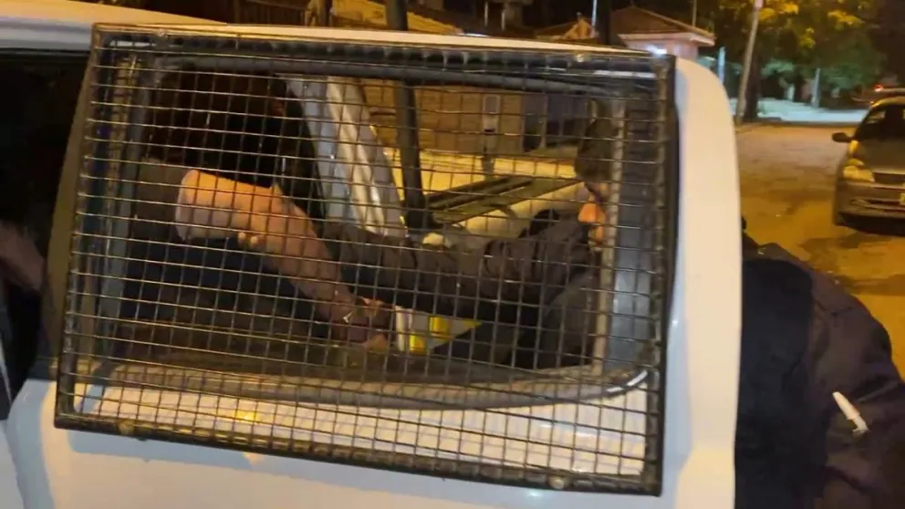 Efectivos policiales terminaron a las corridas para recapturar a un preso