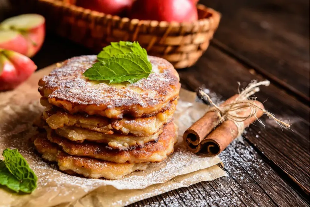 Riquísimo: hacé buñuelos de manzana y canela, ¡en 10 minutos!