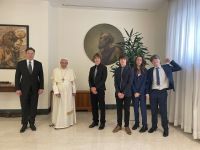 "Fue un honor": Elon Musk se reunió con el papa Francisco