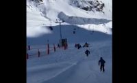 Cinco esquiadores fueron rescatados tras una avalancha en Las Leñas