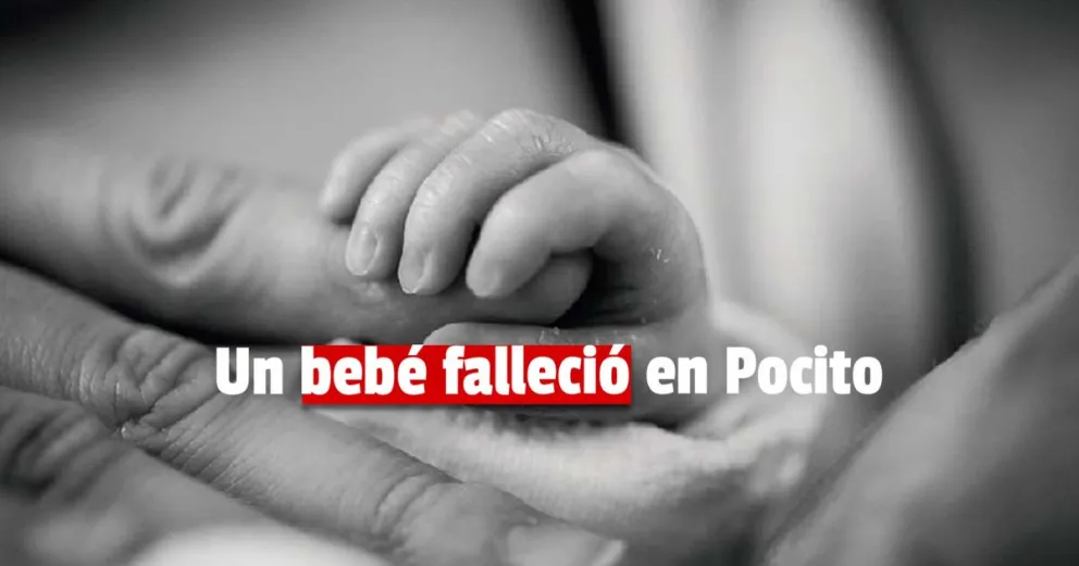 Pocito: un bebé falleció por broncoaspiración 