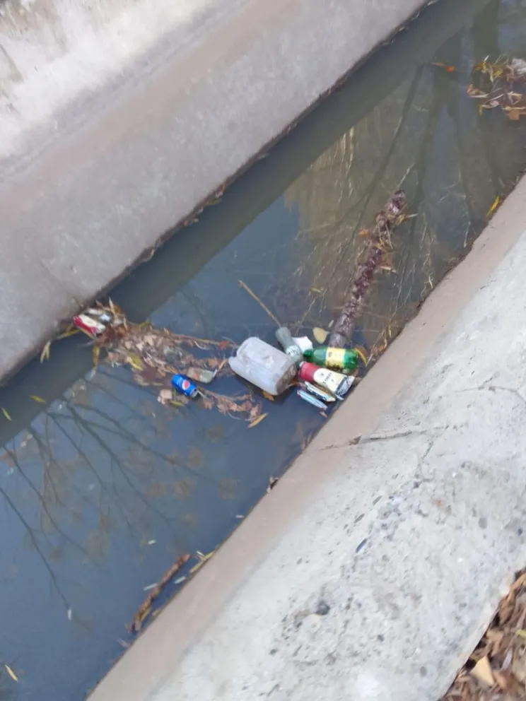 Esa mala costumbre de usar los canales como tachos de basura