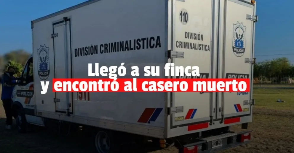 Encontraron muerto al casero de un finca en Angaco