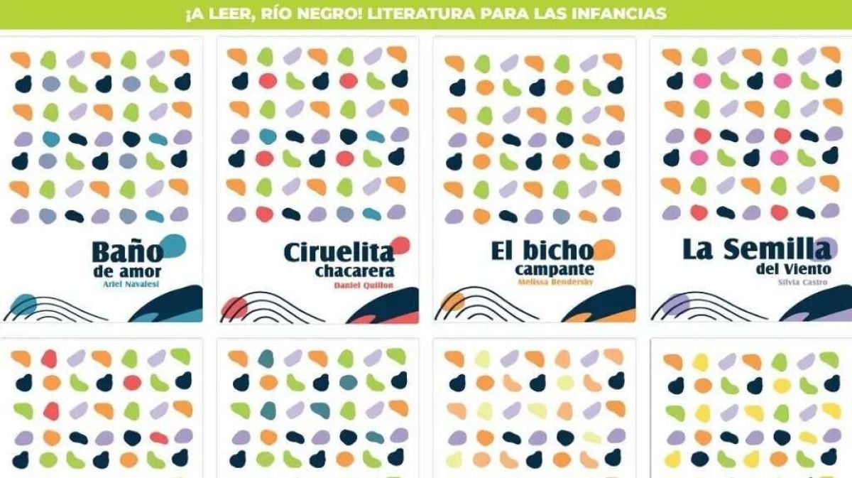 Educación publicó los primeros títulos de "¡A leer, Río Negro! Literatura para las infancias"