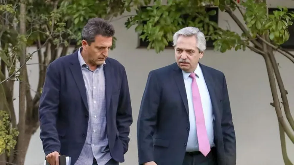 Alberto Fernández y Sergio Massa