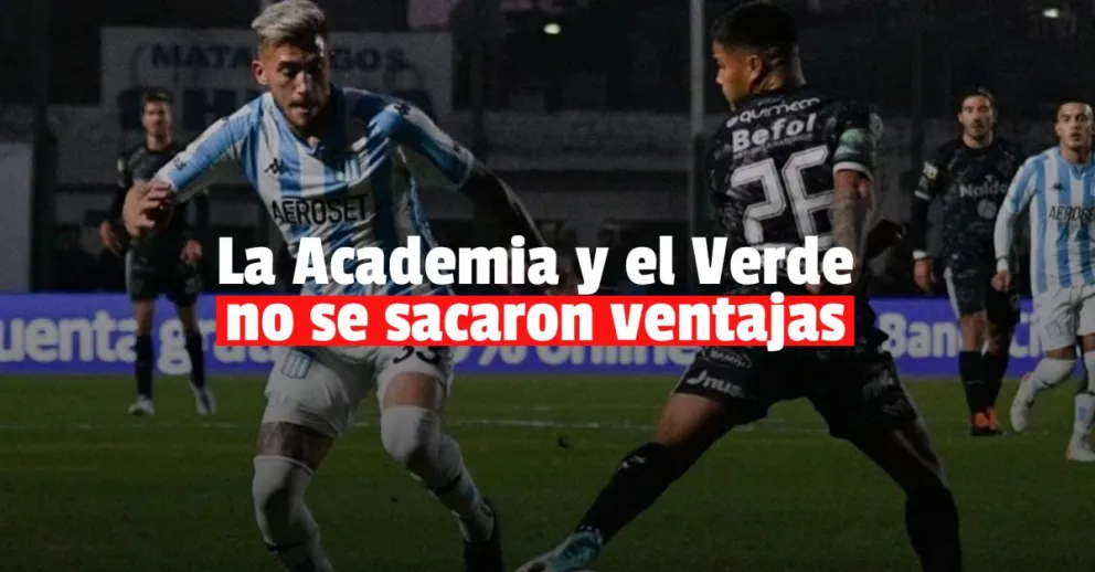 Racing y Sarmiento no se sacaron ventajas
