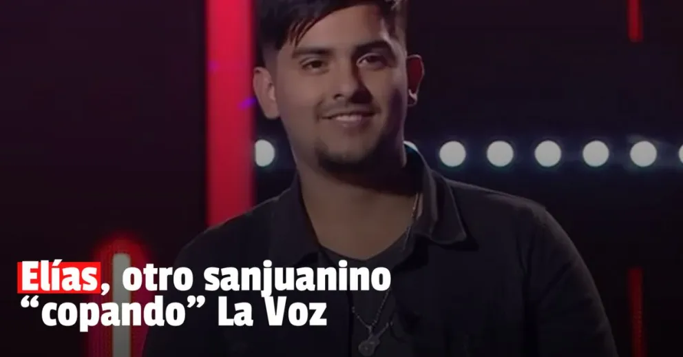Elías Muñoz, el sexto sanjuanino en La Voz 