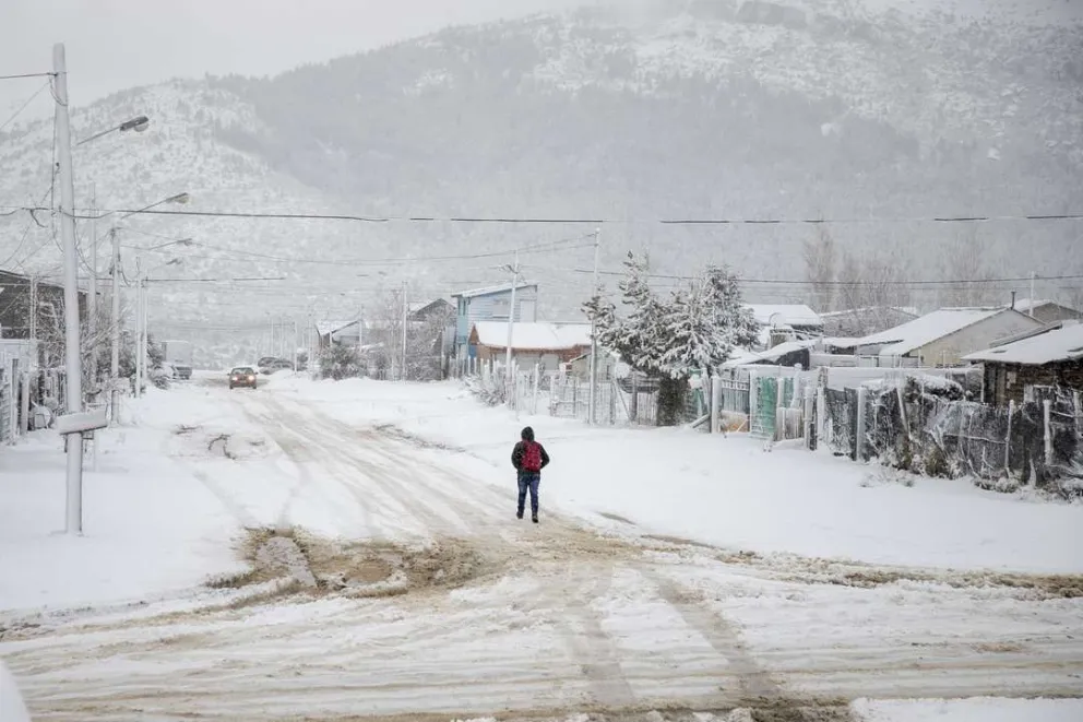 Las nevadas persisten en Bariloche: Mirá como sigue el tiempo