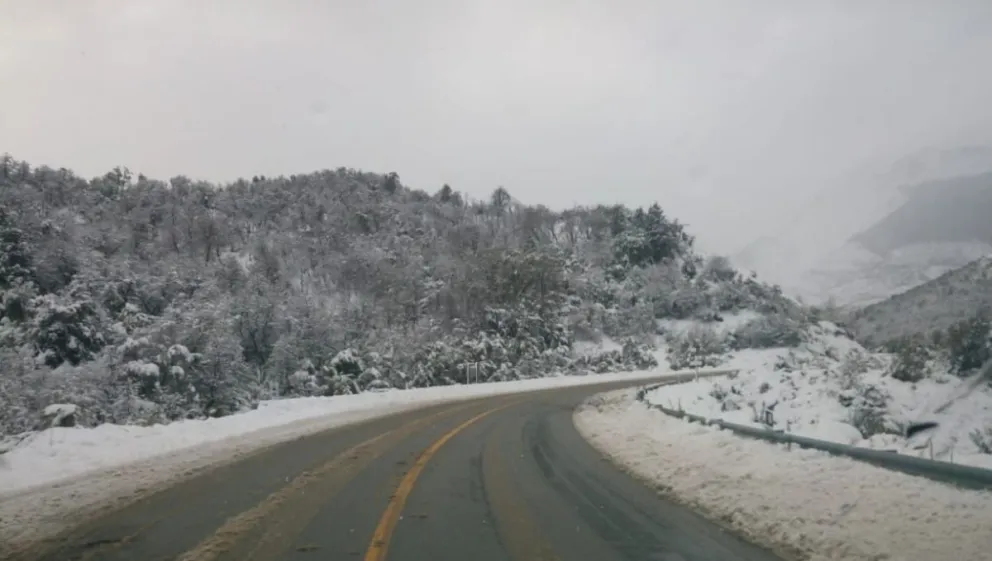 Por la nevada: así están las rutas de la región