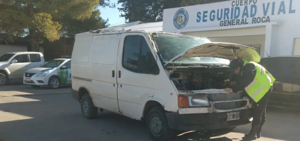 Secuestraron un furgón con su documentación alterada