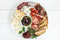 El antipasti italiano: una tabla con de todo