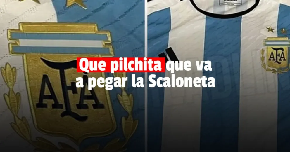 Se filtró la camiseta que usará la Selección Argentina en el Mundial de Qatar