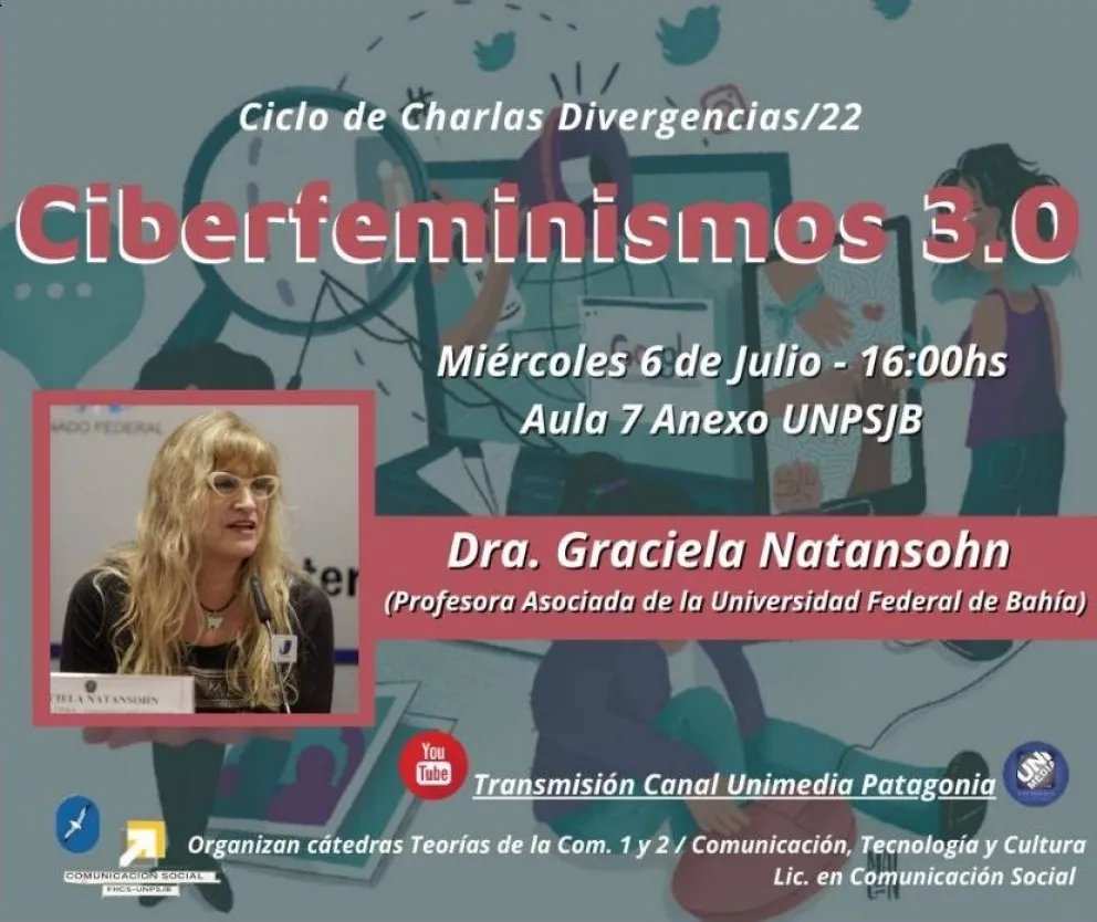 Se realizará una charla sobre Ciberfeminismos