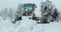 Por la copiosa nevada cerraron varios caminos dentro del Parque Nacional Nahuel Huapi