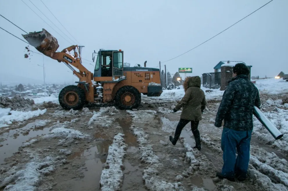 Eduardo Garza: "Hay más de 40 centímetros de nieve en el Alto"