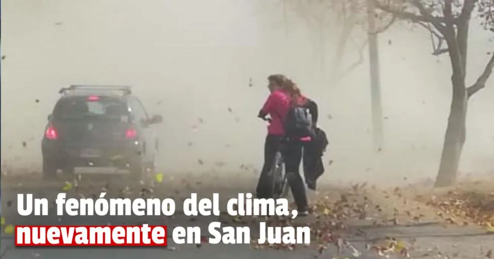 Renovaron el alerta por viento Zonda en San Juan