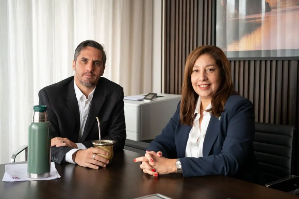 Carreras se reunió con Agustín Pichot para avanzar en el proyecto de Hidrógeno Verde