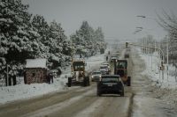 Nevó en las rutas de la región y piden extrema precaución al transitar